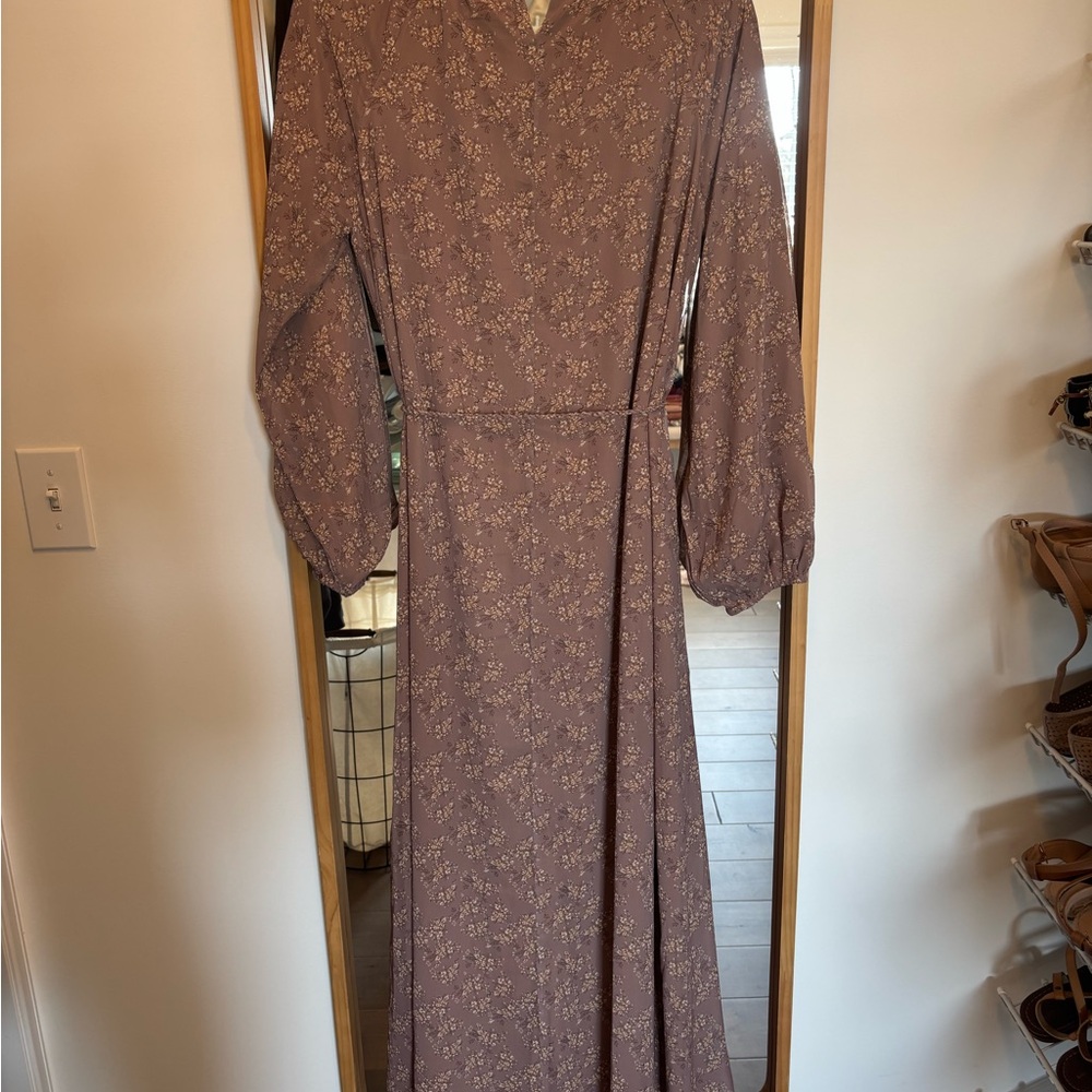 Long Sleeve Floral Maxi Dress - Picture 3 of 3